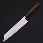 Kiritsuke Stainless Clad Blue Super Polished Sumi Urushi Handle 210mm (8.3”)-[Musashi]-[Japanese-Kitchen-Knives]