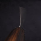 Kiritsuke Stainless Clad Blue Super Polished Sumi Urushi Handle 210mm (8.3”)-[Musashi]-[Japanese-Kitchen-Knives]