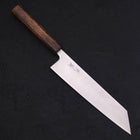 Kiritsuke Stainless Clad Blue Super Polished Sumi Urushi Handle 210mm (8.3”)-[Musashi]-[Japanese-Kitchen-Knives]