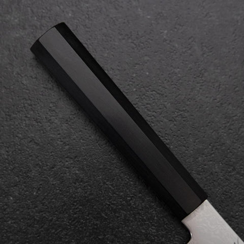 Kiritsuke Sujihiki VG-10 Damascus Ebony Handle 175mm (6.8”)-[Musashi]-[Japanese-Kitchen-Knives]
