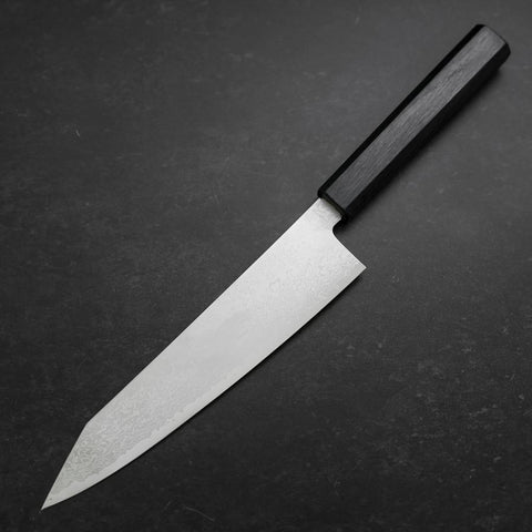 Kiritsuke VG-10 Damascus Dark Blue Urushi Handle 210mm (8.3”)-[Musashi]-[Japanese-Kitchen-Knives]