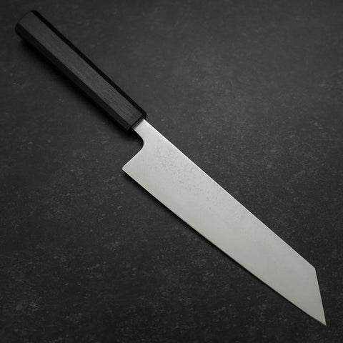 Kiritsuke VG-10 Damascus Dark Blue Urushi Handle 210mm (8.3”)-[Musashi]-[Japanese-Kitchen-Knives]