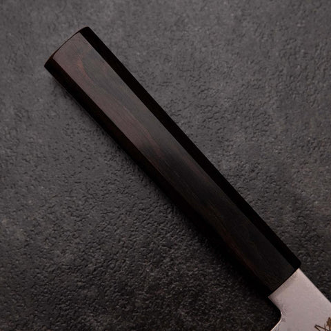 Kiritsuke VG-10 Damascus Ebony Handle 210mm (8.3”)-[Musashi]-[Japanese-Kitchen-Knives]