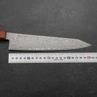 Kiritsuke VG-10 Damascus Shitan Ebony Handle 210mm (8.3”)-[Musashi]-[Japanese-Kitchen-Knives]