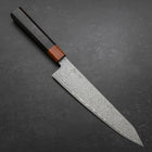 Kiritsuke VG-10 Damascus Shitan Ebony Handle 210mm (8.3”)-[Musashi]-[Japanese-Kitchen-Knives]
