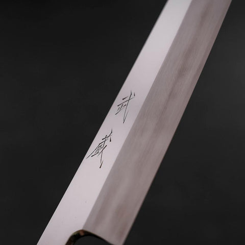 Kiritsuke VG-10 Mirror Buffalo Ebony Handle 240mm (9.4”)-[Musashi]-[Japanese-Kitchen-Knives]