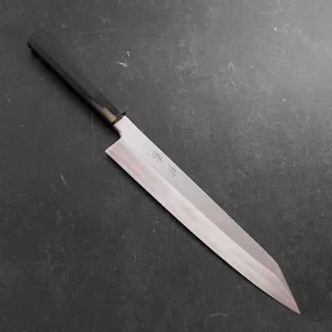 Kiritsuke VG-10 Mirror Buffalo Ebony Handle 270mm (10.6”)-[Musashi]-[Japanese-Kitchen-Knives]