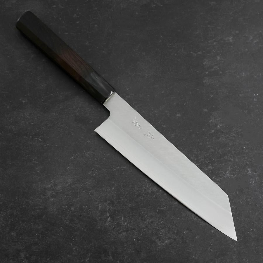 Kiritsuke VG-10 Polished Buffalo Ebony Handle 200mm (7.9”)-[Musashi]-[Japanese-Kitchen-Knives]