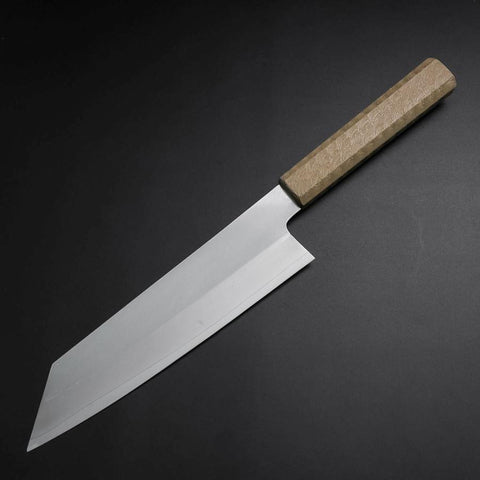 Kiritsuke VG-10 Polished White Urushi Handle 200mm (7.9”)-[Musashi]-[Japanese-Kitchen-Knives]