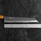Kiritsuke White Steel #1 Polished Yaki Urushi Handle 240mm (9.4”)-[Musashi]-[Japanese-Kitchen-Knives]