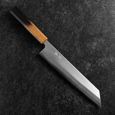Kiritsuke White Steel #1 Polished Yaki Urushi Handle 240mm (9.4”)-[Musashi]-[Japanese-Kitchen-Knives]