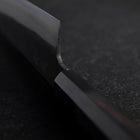 Kiritsuke White Steel #2 Kurouchi Buffalo Ebony Handle 200mm (7.9”)-[Musashi]-[Japanese-Kitchen-Knives]