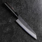 Kiritsuke White Steel #2 Kurouchi Buffalo Ebony Handle 200mm (7.9”)-[Musashi]-[Japanese-Kitchen-Knives]