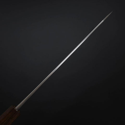 Kiritsuke White Steel #2 Kurouchi Nashiji Ashwood Handle 210mm (8.3”)-[Musashi]-[Japanese-Kitchen-Knives]