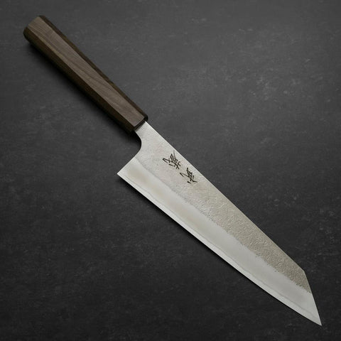 Kiritsuke White Steel #2 Nashiji Ashwood Handle 210mm (8.3”)-[Musashi]-[Japanese-Kitchen-Knives]