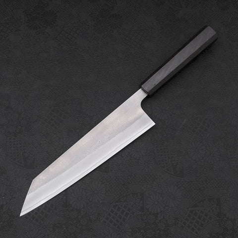 Kiritsuke White Steel #2 Nashiji Ebony Handle 210mm (8.3”)-[Musashi]-[Japanese-Kitchen-Knives]