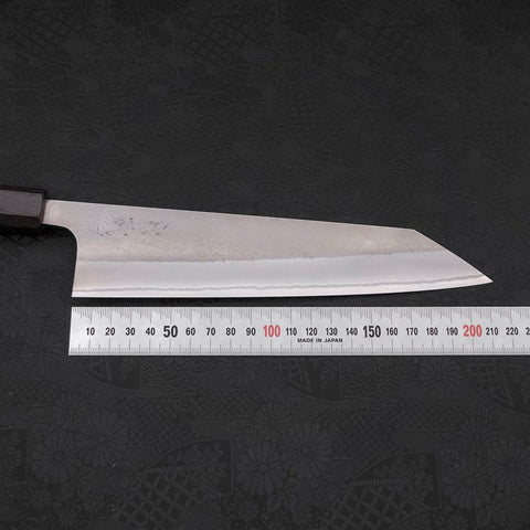 Kiritsuke White Steel #2 Nashiji Ebony Handle 210mm (8.3”)-[Musashi]-[Japanese-Kitchen-Knives]