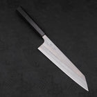 Kiritsuke White Steel #2 Nashiji Ebony Handle 210mm (8.3”)-[Musashi]-[Japanese-Kitchen-Knives]