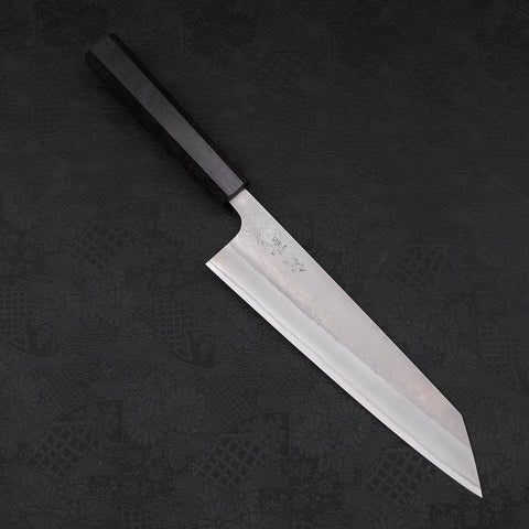 Kiritsuke White Steel #2 Nashiji Ebony Handle 210mm (8.3”)-[Musashi]-[Japanese-Kitchen-Knives]