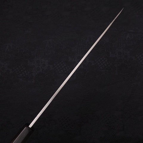 Kiritsuke Yanagiba Silver Steel #3 Kasumi Buffalo Ebony Handle 240mm (9.4”)-[Musashi]-[Japanese-Kitchen-Knives]