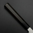 Kiritsuke Yanagiba Silver Steel #3 Kasumi Buffalo Ebony Handle 270mm (10.6”)-[Musashi]-[Japanese-Kitchen-Knives]