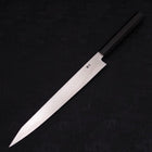 Kiritsuke Yanagiba Silver Steel #3 Polished Buffalo Ebony Handle 270mm (10.6”)-[Musashi]-[Japanese-Kitchen-Knives]