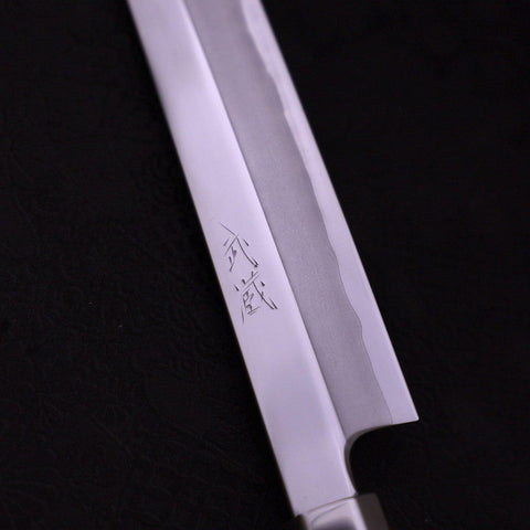 Kiritsuke Yanagiba Silver Steel #3 Walnut Handle 240mm (9.4”)-[Musashi]-[Japanese-Kitchen-Knives]