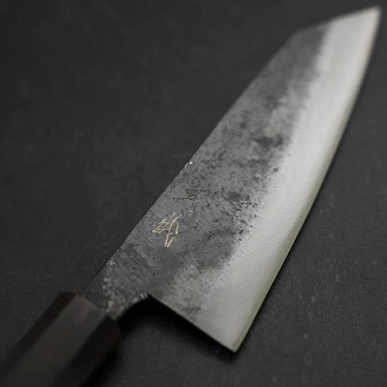 Kobunka Blue Steel #2 Kurouchi Ebony Handle 120mm (4.7”)