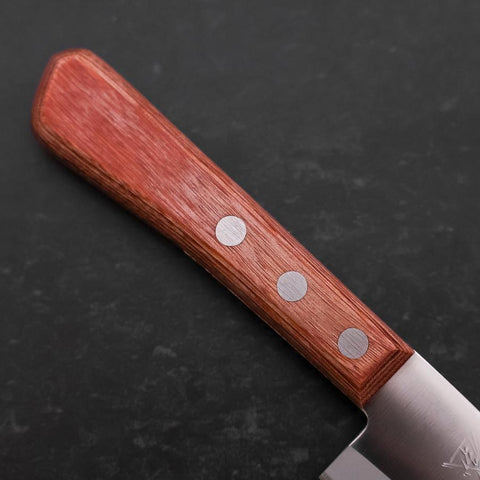 Kodeba AUS-6 Polished Brown Western Handle 95mm (3.7”)-[Musashi]-[Japanese-Kitchen-Knives]