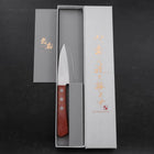 Kodeba AUS-6 Polished Brown Western Handle 95mm (3.7”)-[Musashi]-[Japanese-Kitchen-Knives]