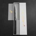 Koyanagi Blue Steel #1 Kurouchi Dark Blue Urushi Handle 150mm (5.9”)-[Musashi]-[Japanese-Kitchen-Knives]