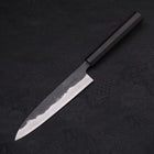 Koyanagi Blue Super Kurouchi Buffalo Ebony Handle 150mm (5.9”)-[Musashi]-[Japanese-Kitchen-Knives]