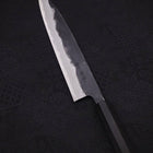 Koyanagi Blue Super Kurouchi Buffalo Ebony Handle 150mm (5.9”)-[Musashi]-[Japanese-Kitchen-Knives]