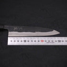 Koyanagi Blue Super Kurouchi Buffalo Ebony Handle 150mm (5.9”)-[Musashi]-[Japanese-Kitchen-Knives]
