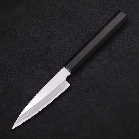 Koyanagi White Steel #2 Kasumi Buffalo Ebony Handle 120mm (4.7”)-[Musashi]-[Japanese-Kitchen-Knives]