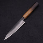 Koyanagi White Steel #2 Kurouchi Yaki Urushi Handle 150mm (5.9”)-[Musashi]-[Japanese-Kitchen-Knives]