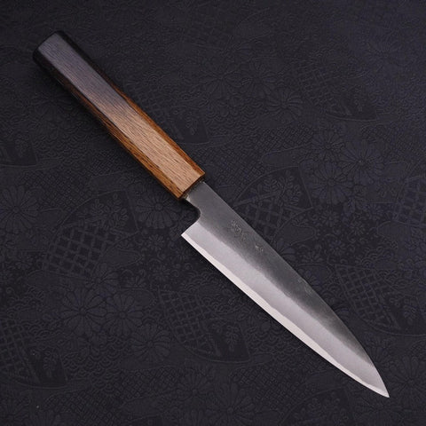 Koyanagi White Steel #2 Kurouchi Yaki Urushi Handle 150mm (5.9”)-[Musashi]-[Japanese-Kitchen-Knives]