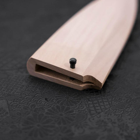 Magnolia Saya Sheath for Deba with Pin 150mm (5.9”)-[Musashi]-[Japanese-Kitchen-Knives]