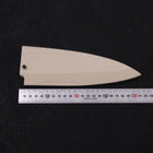 Magnolia Saya Sheath for Deba with Pin 165mm (6.5”)-[Musashi]-[Japanese-Kitchen-Knives]
