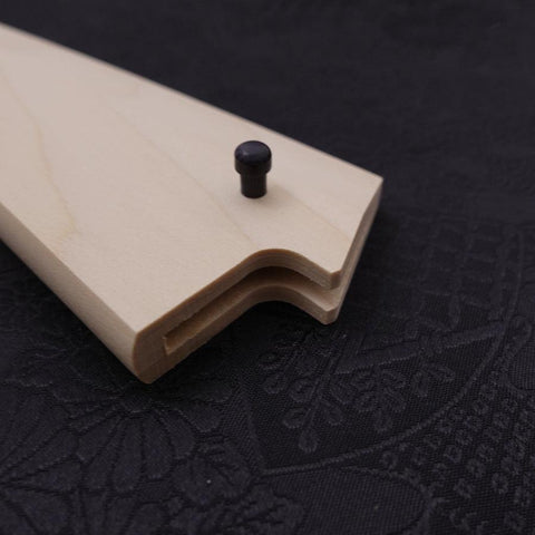 Magnolia Saya Sheath for Honesuki with Pin 150mm (5.9”)-[Musashi]-[Japanese-Kitchen-Knives]