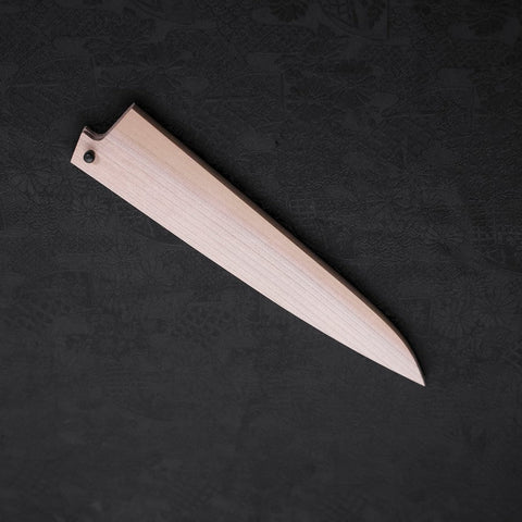 Magnolia Saya Sheath for Sujihiki with Pin 210mm (8.3”)-[Musashi]-[Japanese-Kitchen-Knives]