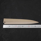 Magnolia Saya Sheath for Yanagiba with Pin 240mm (9.4”)-[Musashi]-[Japanese-Kitchen-Knives]
