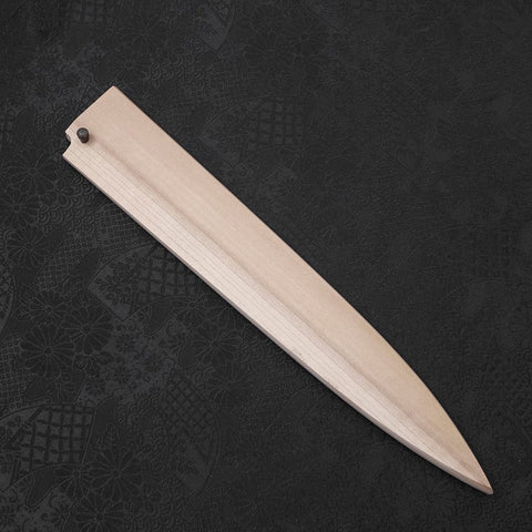 Magnolia Saya Sheath for Yanagiba with Pin 240mm (9.4”)-[Musashi]-[Japanese-Kitchen-Knives]