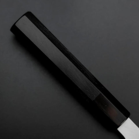 Mukimono Blue Steel #2 Kasumi Buffalo Ebony Handle 170mm (6.7”)-[Musashi]-[Japanese-Kitchen-Knives]