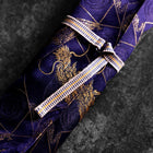 Musashi Japanese Style Kitchen Knife Roll Navy Golden Dragon 2 Pockets Handmade-[Musashi]-[Japanese-Kitchen-Knives]