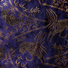 Musashi Japanese Style Kitchen Knife Roll Navy Golden Tiger 2 Pockets Handmade-[Musashi]-[Japanese-Kitchen-Knives]