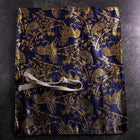 Musashi Japanese Style Kitchen Knife Roll Navy Golden Tora (Tiger) 4 Pockets Handmade-[Musashi]-[Japanese-Kitchen-Knives]