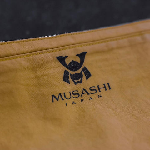Musashi Japanese Style Kitchen Knife Roll Uzumaki Tsuru-Mai 4 Pockets Handmade-[Musashi]-[Japanese-Kitchen-Knives]