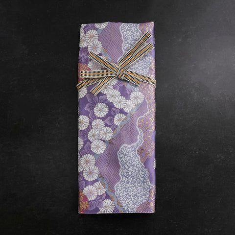 Musashi Japanese Style Kitchen Knife Roll Yamagata Kikkamon Fuji 4 Pockets Handmade-[Musashi]-[Japanese-Kitchen-Knives]