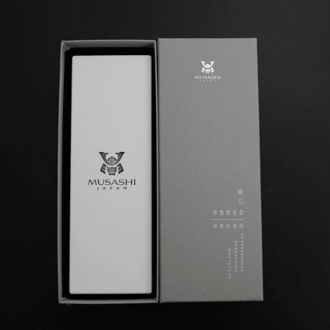 Musashi Professional Sharpening Stone Double-Sided #3000/#8000-[Musashi]-[Japanese-Kitchen-Knives]